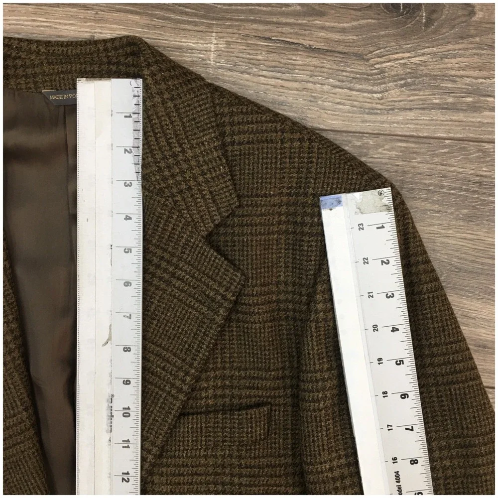 VINTAGE BANANA REPUBLIC Mens Tweed Blazer Sport Coat Casual Jacket Size 38R Suit